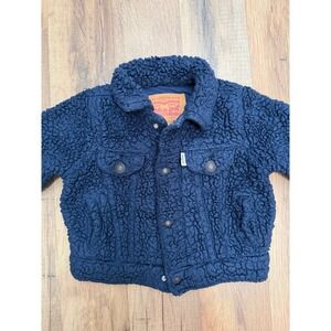 Levi's Kids Navy Sherpa Jacket